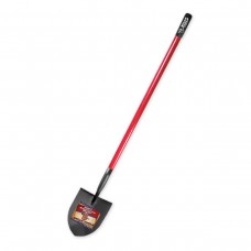 Bully Tools 92718 12-Gauge Irrigation Shovel with Fiberglass Long Handle   556543004